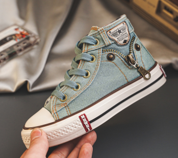 Autumn Casual Breathable Denim Sneakers for Kids
