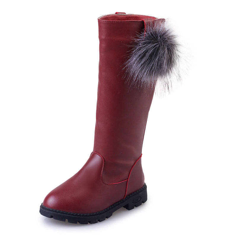 Fashion Girls' High Boots in Princess Style