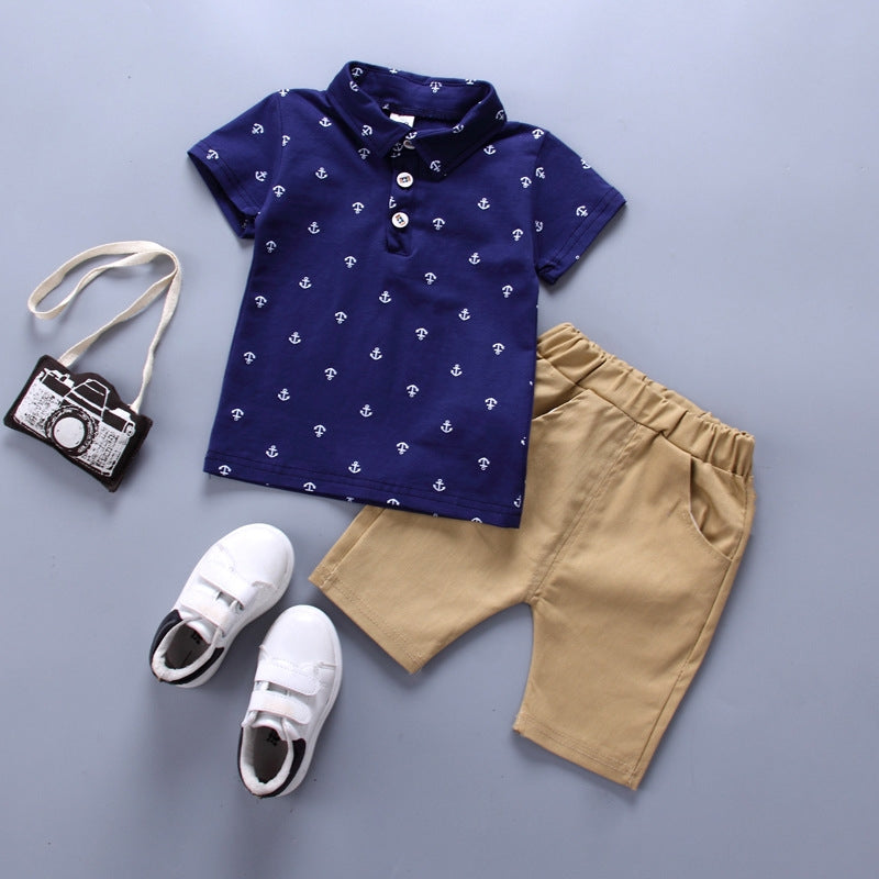 Summer Cotton T-shirt & Shorts Set
