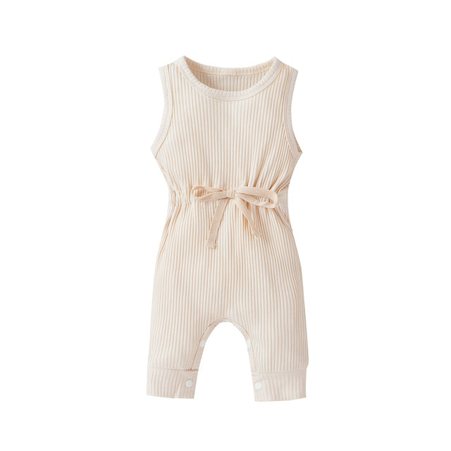 Newborn Baby Sleeveless Knitted Romper Jumpsuit