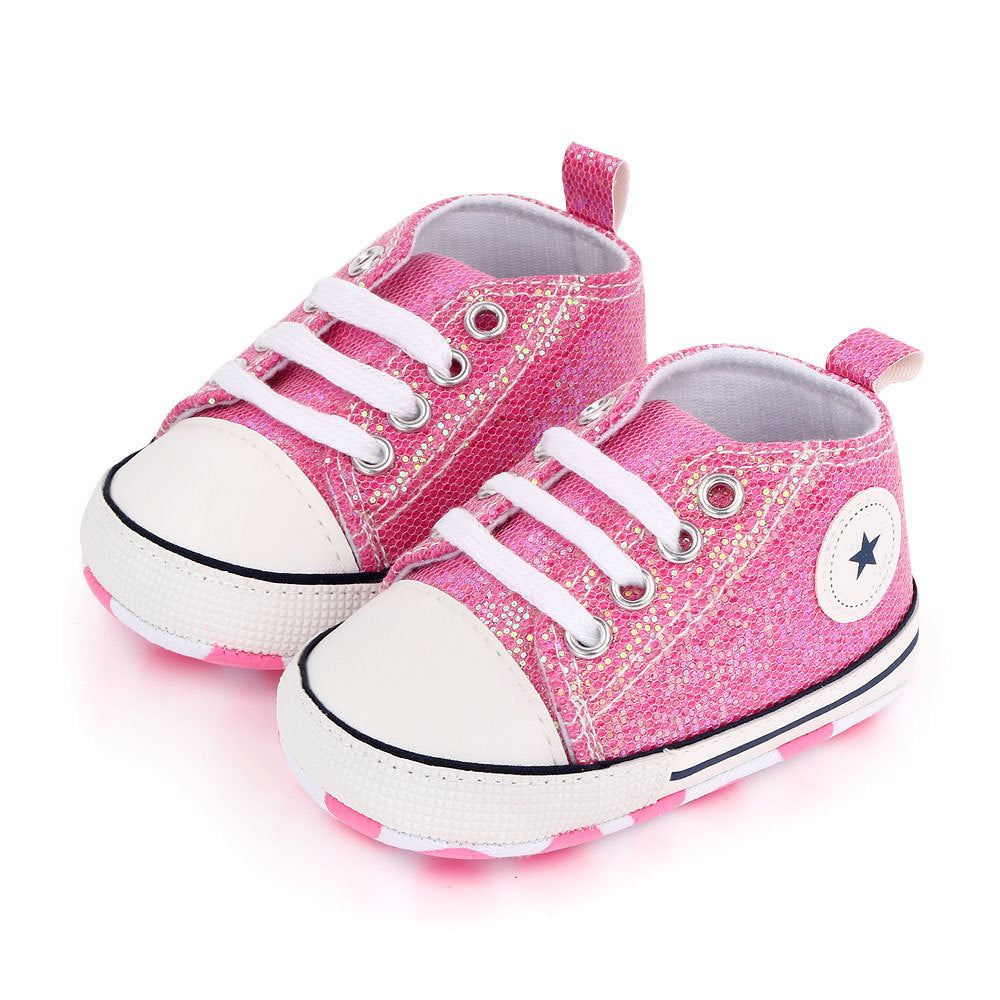 Fashionable Cute Canvas Shoes for Newborn Babies