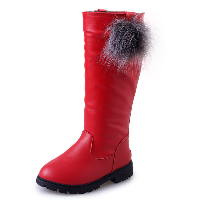 Fashion Girls' High Boots in Princess Style