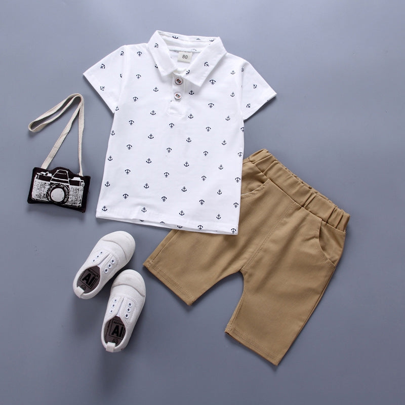 Summer Cotton T-shirt & Shorts Set
