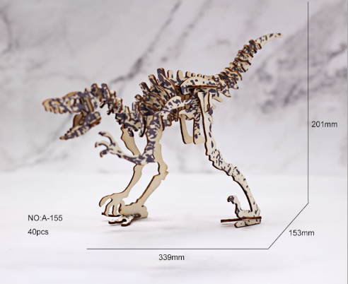 Wooden DIY Animal Models for Kids' Intelligence Toys