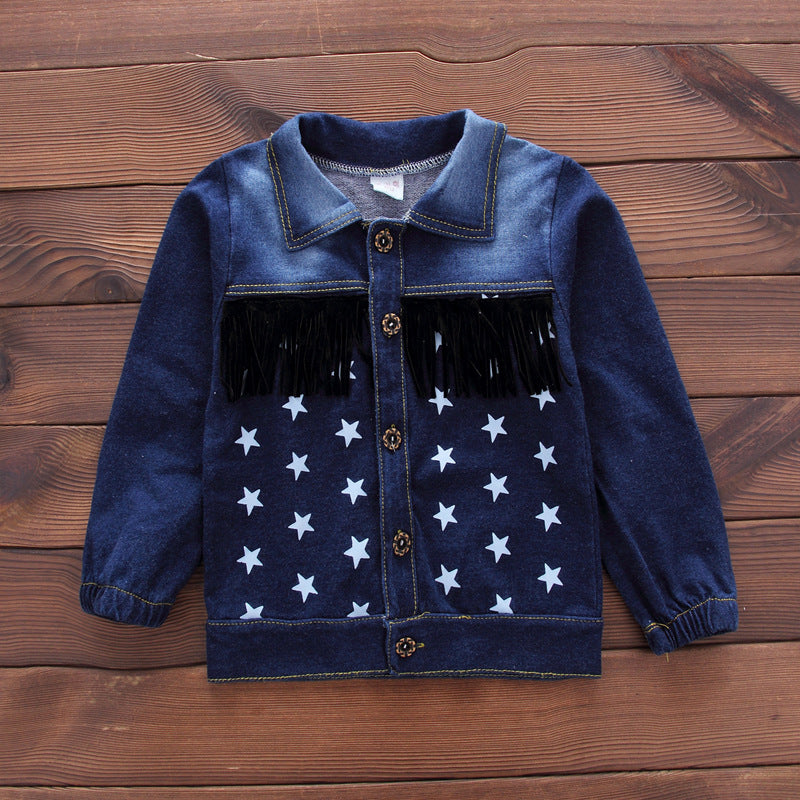 Kids' Casual Fashion Denim Set - 3 Pieces (Autumn Style)