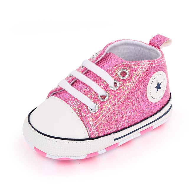 Fashionable Cute Canvas Shoes for Newborn Babies