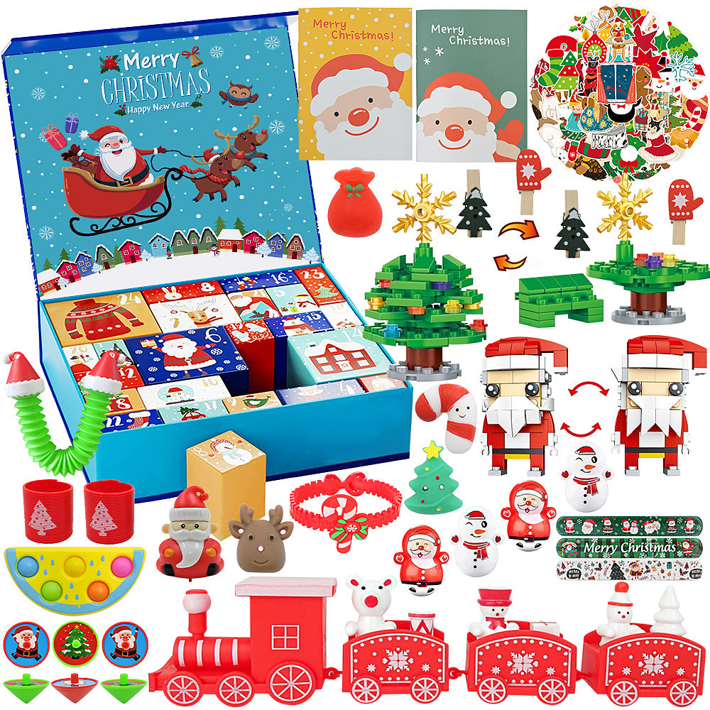 DIY Countdown Calendar Blind Box Christmas Toys for Kids