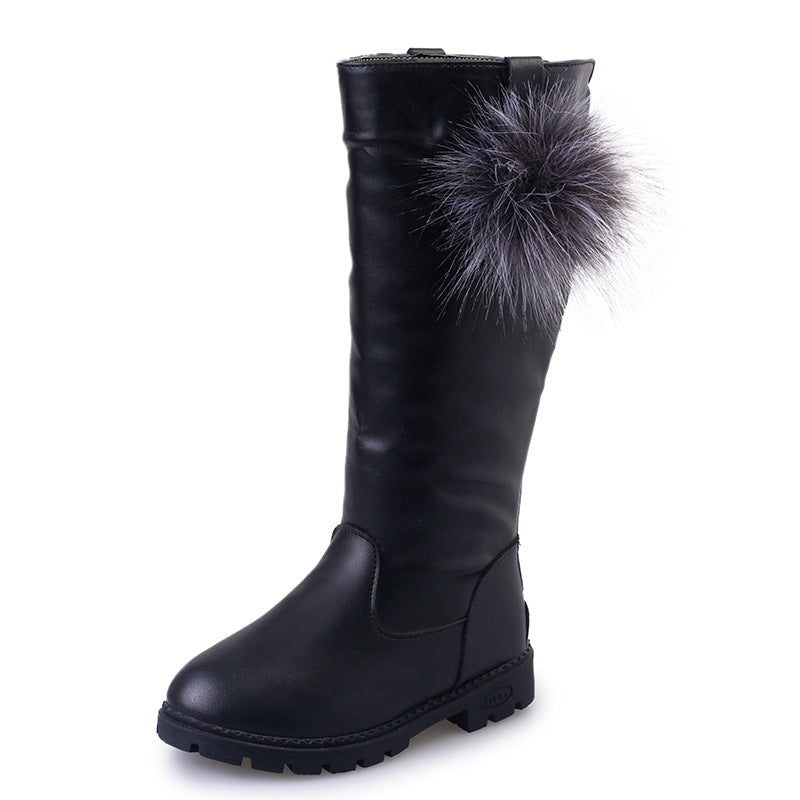 Fashion Girls' High Boots in Princess Style
