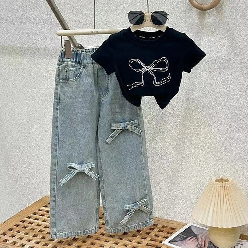 Girls Clothing Bow Set