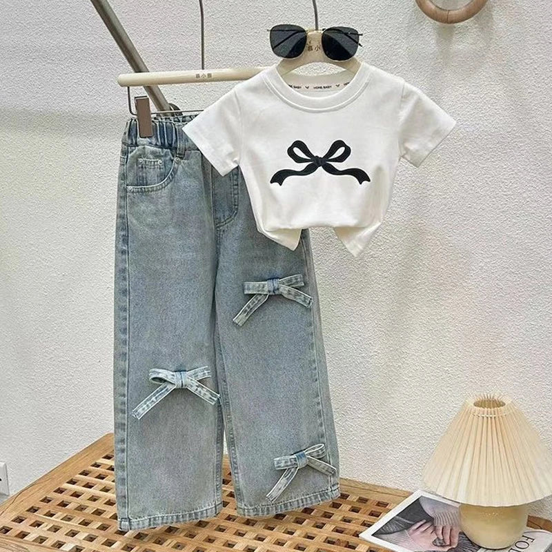 Girls Clothing Bow Set