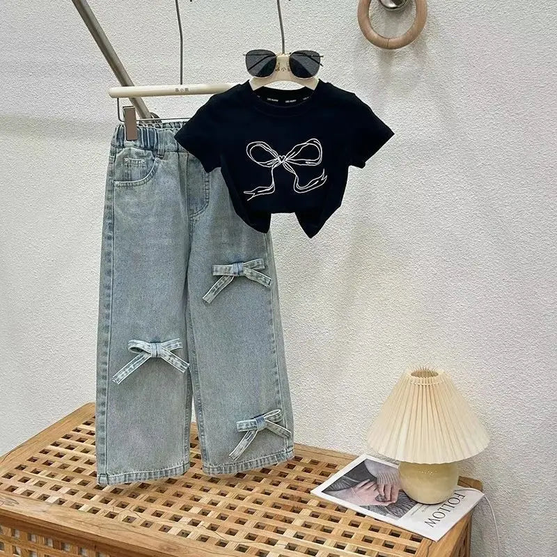 Girls Clothing Bow Set