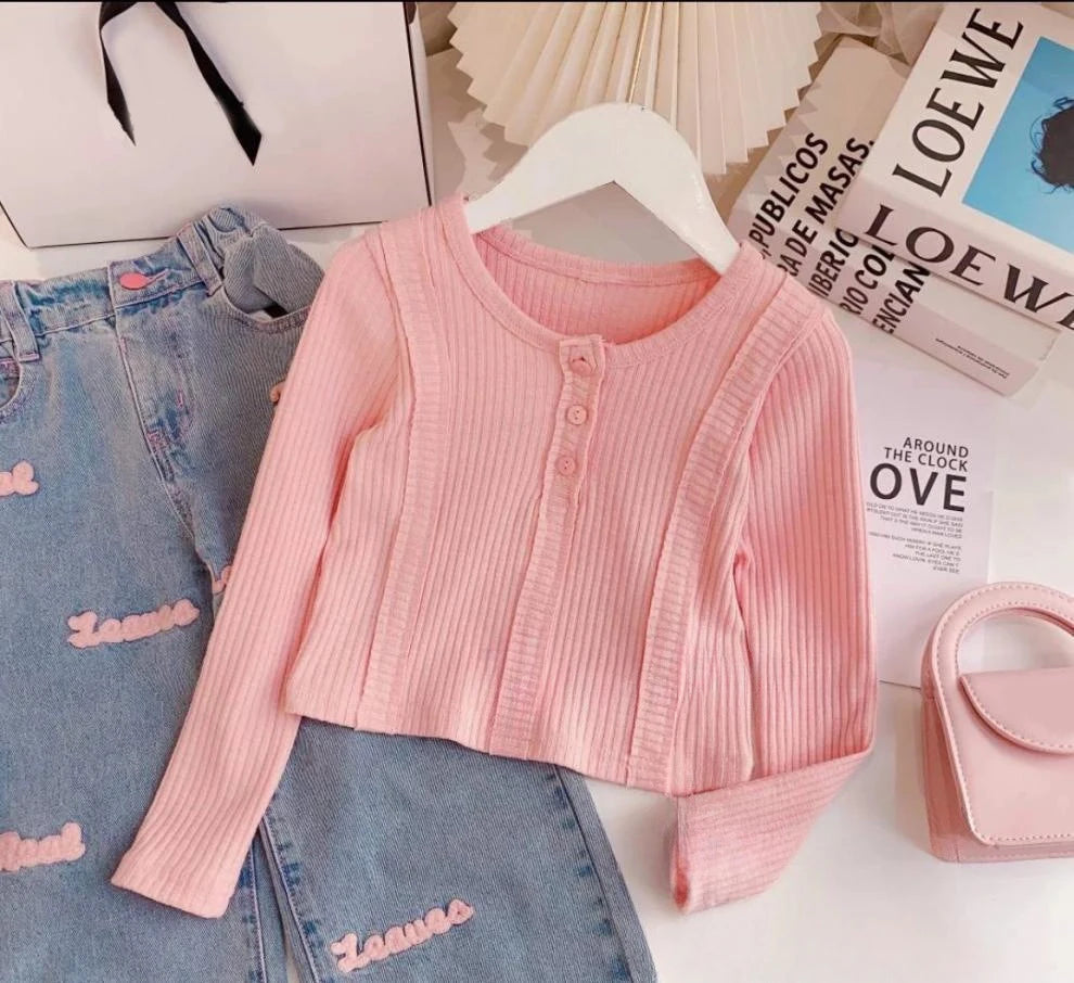 Girls’ Denim Set