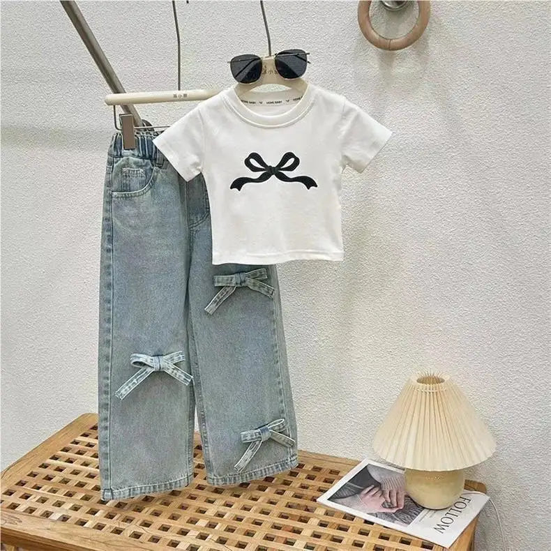 Girls Clothing Bow Set
