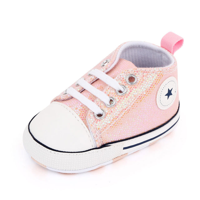 Fashionable Cute Canvas Shoes for Newborn Babies