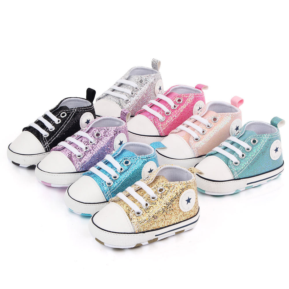 Fashionable Cute Canvas Shoes for Newborn Babies