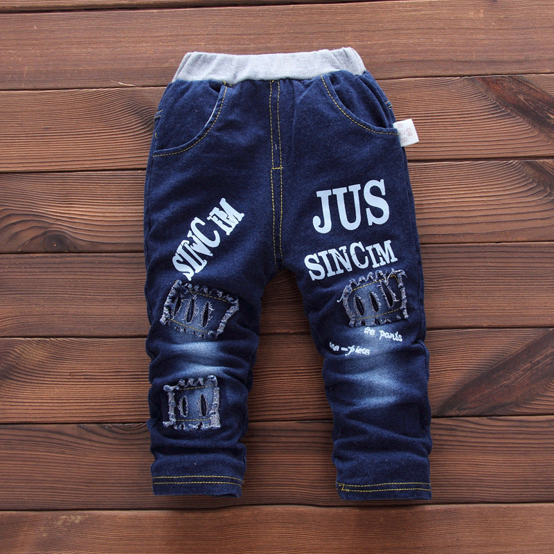 Kids' Casual Fashion Denim Set - 3 Pieces (Autumn Style)