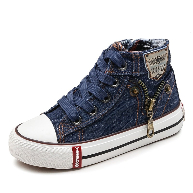 Autumn Casual Breathable Denim Sneakers for Kids
