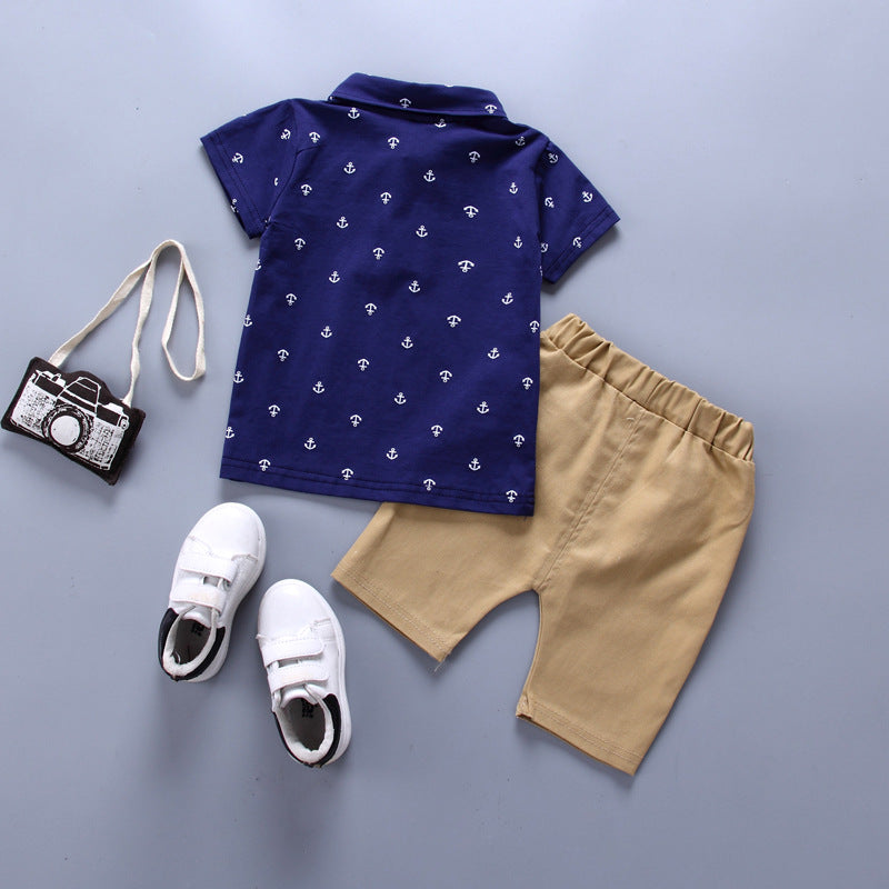 Summer Cotton T-shirt & Shorts Set