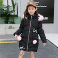 Girls' Cotton-Padded Jackets for Winter Wear